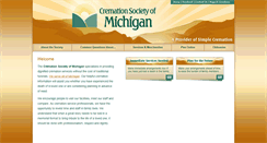 Desktop Screenshot of cremationmichigan.com